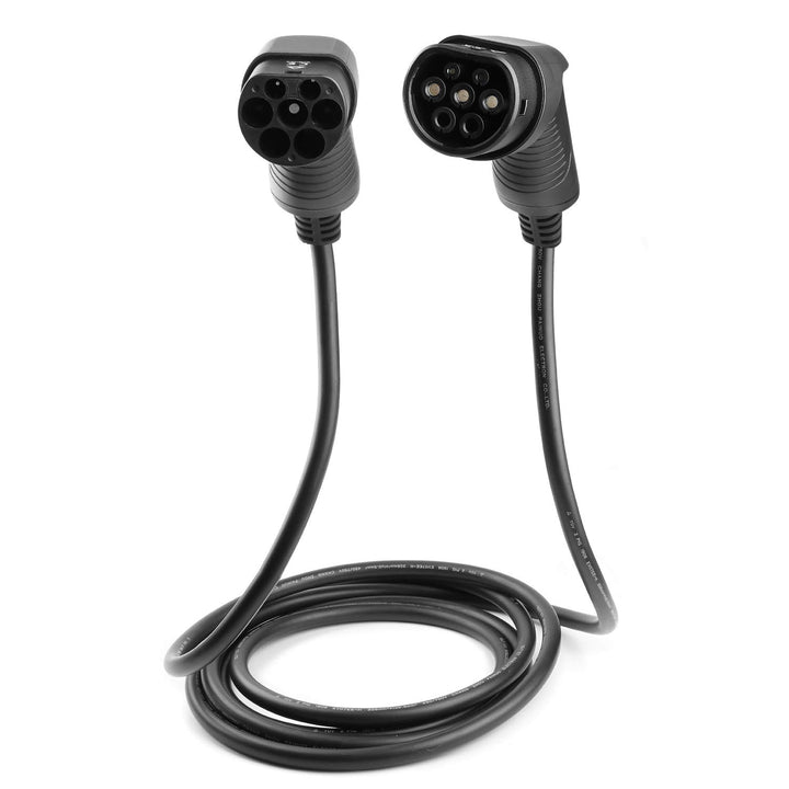 Elektroauto Ladekabel 32A 7,4kW, einphasig, Typ 2 auf Typ 2 (IEC 62196-2), 5m, kompatibel mit Allen