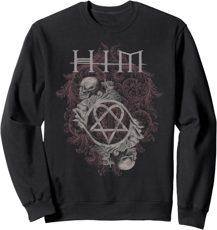 Ville Valo – HIM Dual Skull Sweatshirt