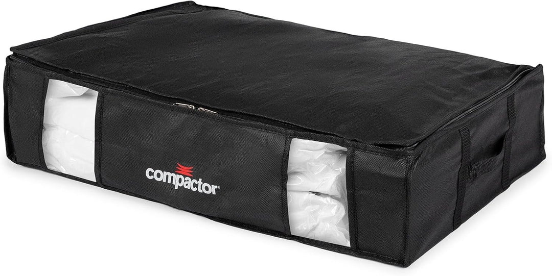 Compactor RAN8944 Vakuum Aufbewahrungstasche, Grösse L, 145 l, Schwarz "Black Edition" Schwarz (Blac
