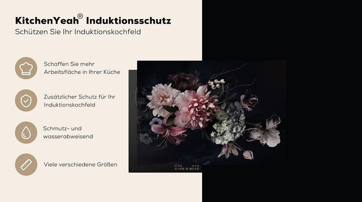 KitchenYeah© Herdabdeckplatte Einteilig Herdabdeckung Abdeckplatte für Ceranfeld Abdeckung Induktion