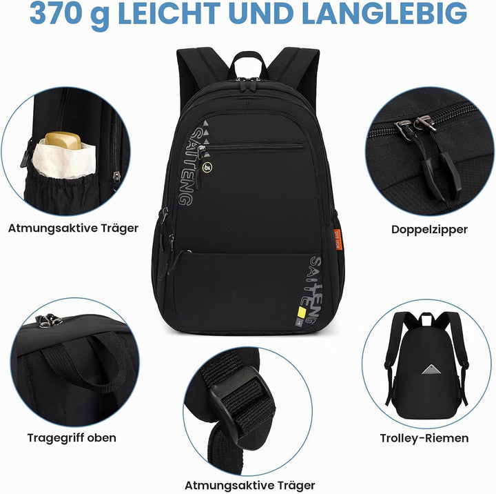 palamea Rucksack 40x20x25 für Ryanair Flugzeug Reiserucksack, Erweiterbarer 15,6 Zoll Laptop Rucksac