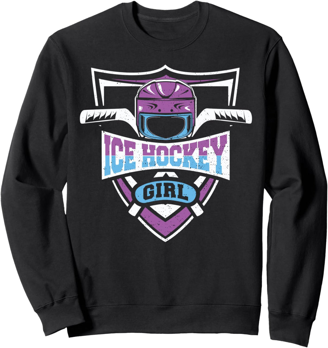 Hockeytorwart: Ice Hockey Girl - Eishockey Sweatshirt