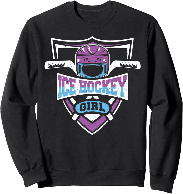 Hockeytorwart: Ice Hockey Girl - Eishockey Sweatshirt