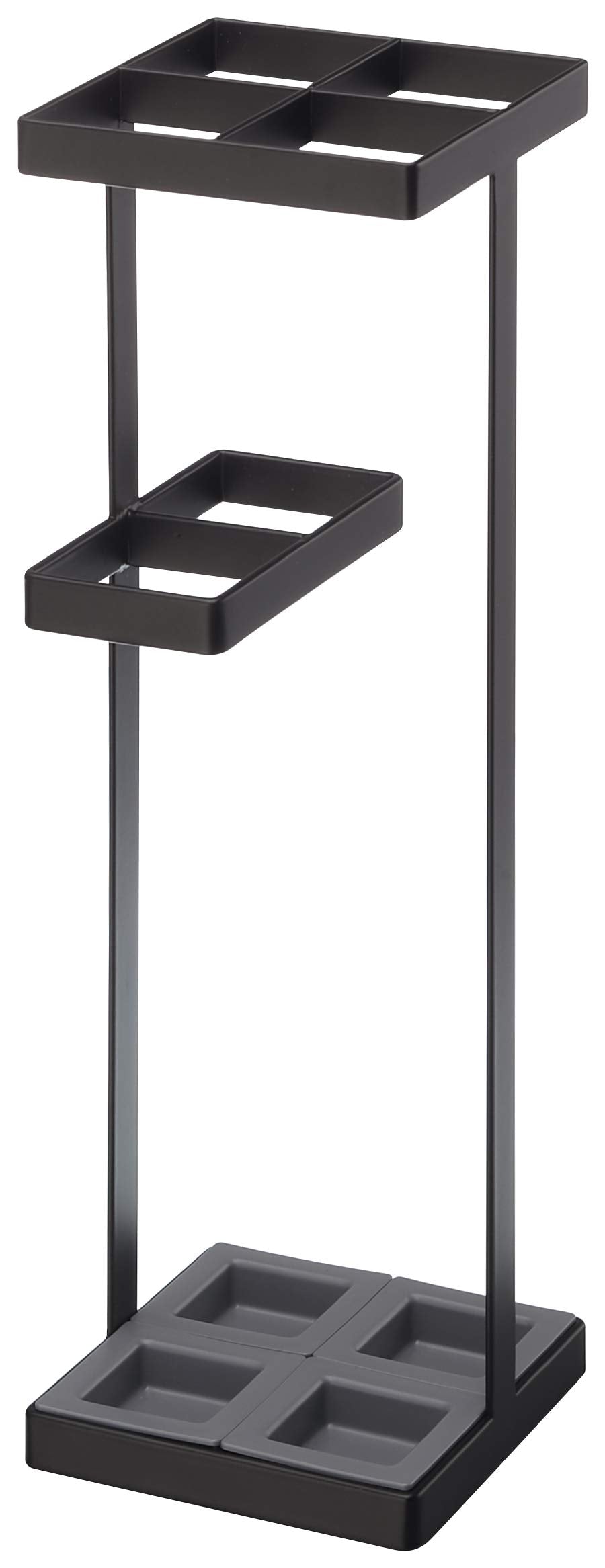 Tower Umbrella stand - black Schwarz, Schwarz