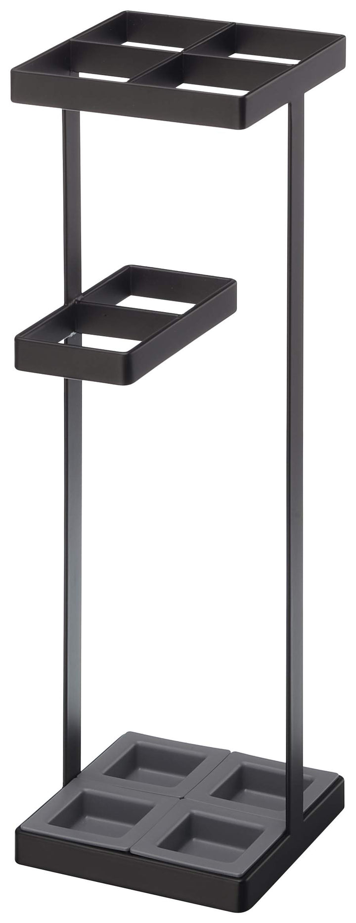 Tower Umbrella stand - black Schwarz, Schwarz