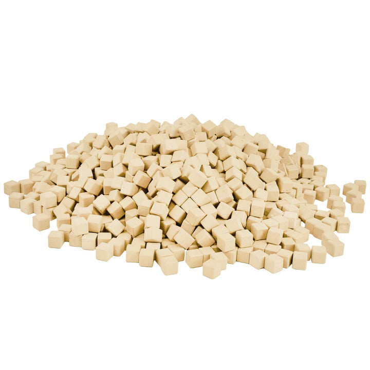 WISSNER® aktiv lernen – 1000 Dienes Einerwürfel aus RE-Wood, nachhaltiges Rechenmaterial für Grundsc