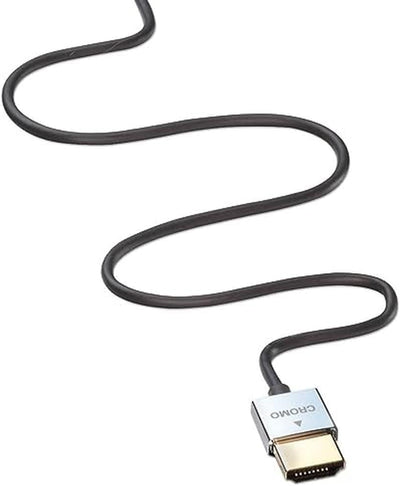 LINDY 41682 - HDMI-Kabel auf Typ Mini-HDMI A/D 4.5 Meter CROMO Slimline High Speed, 4K@60Hz HDMI 2.0