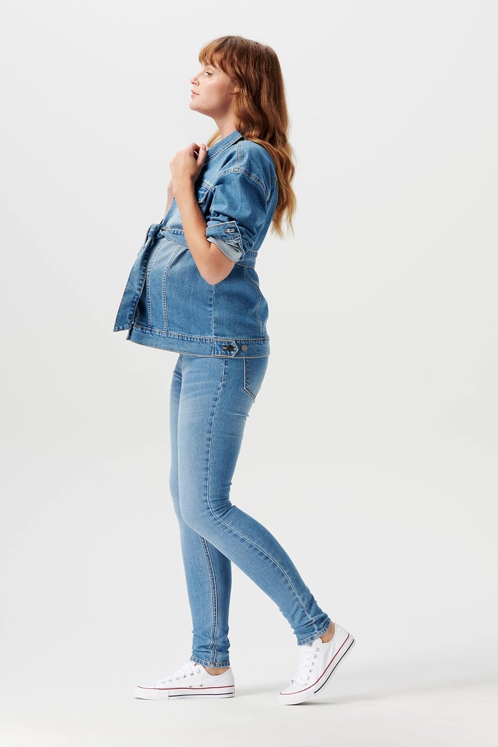 Noppies Damen Jacket Budapest Long Sleeve Strickjacke 38 Aged Blue - P144, 38 Aged Blue - P144