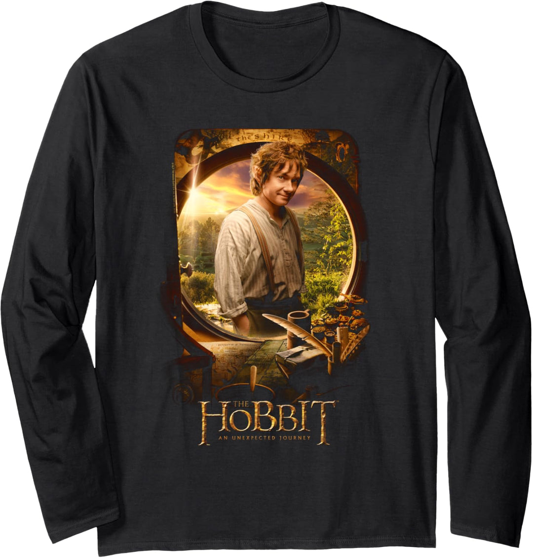 Hobbit Bilbo Poster Langarmshirt