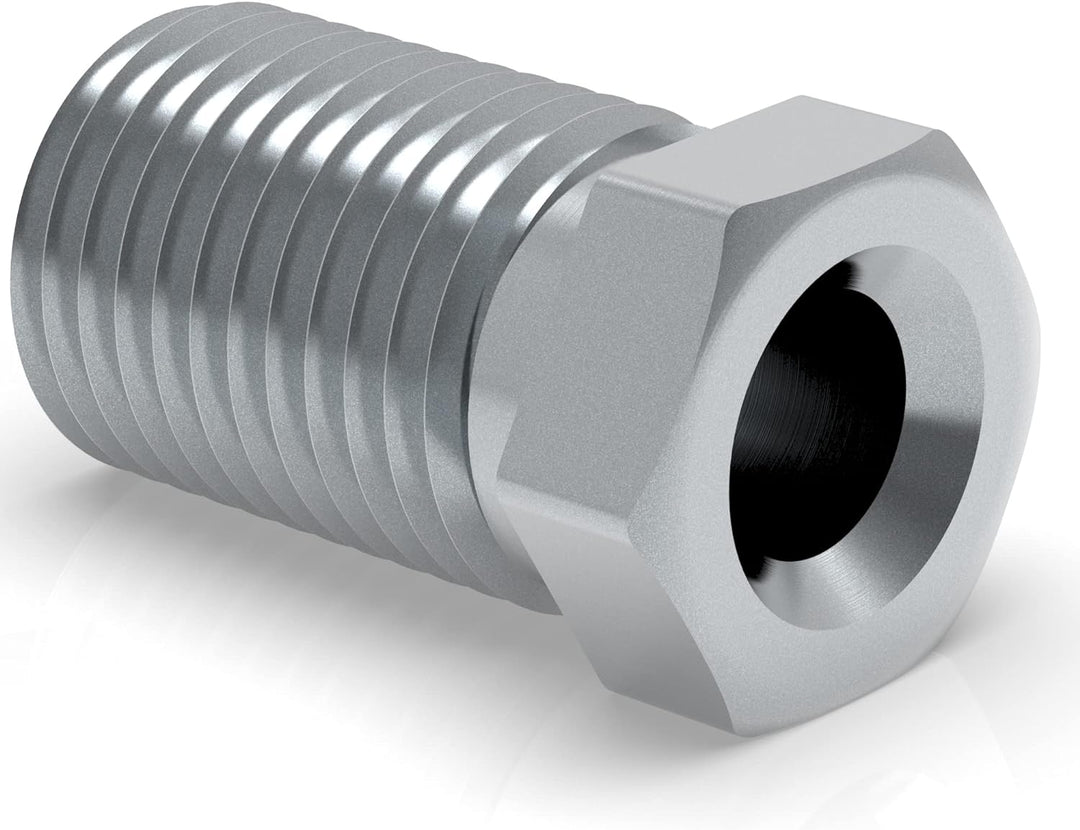 100x Verschraubung 3/8" x 24 für Bremsleitung 4,75 mm Bördel E Typ S Profi Verbinder DIN/ISO 1651 ko