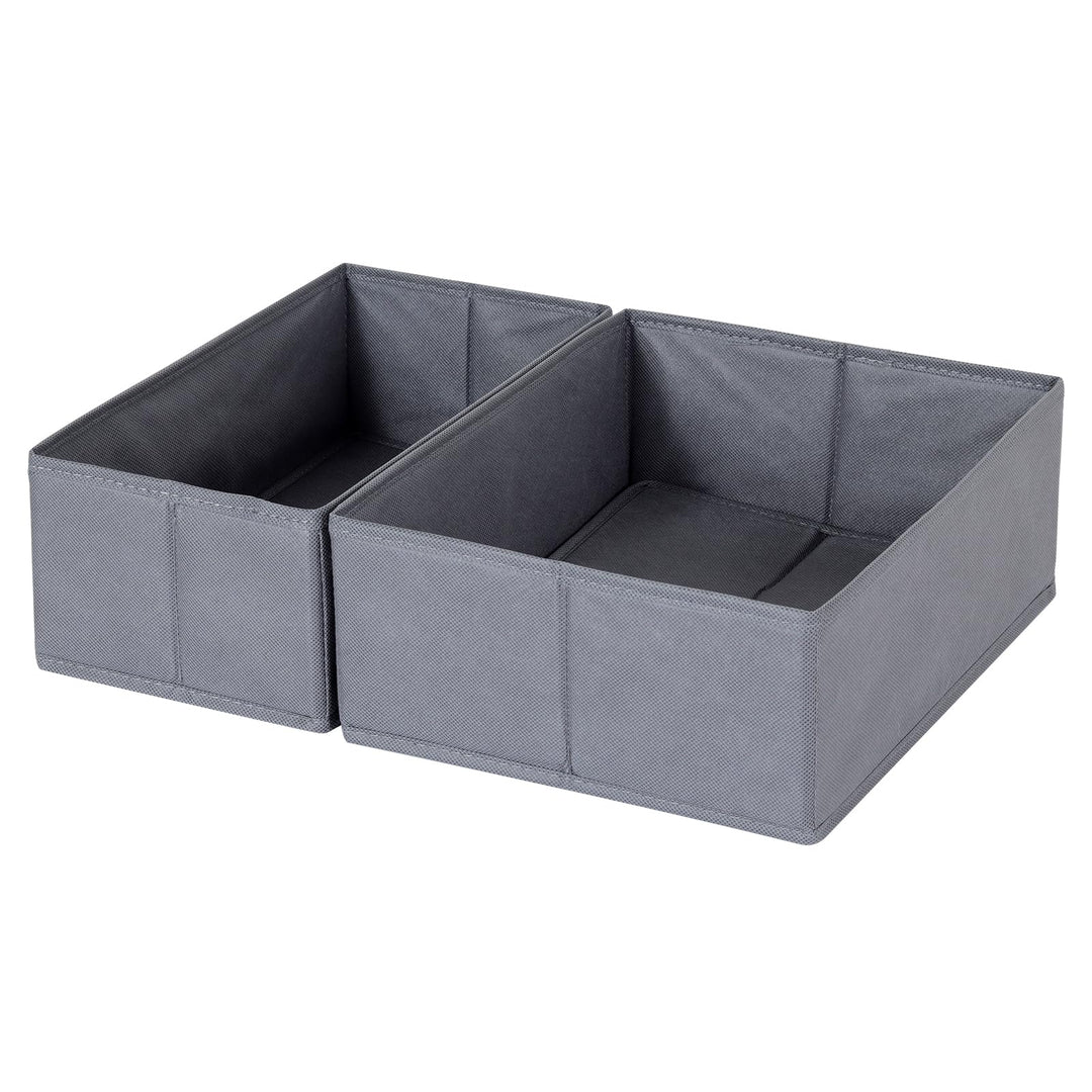 2er Set Schubladen Organizer kompatibel mit PAX Kleiderschrank 50x35 cm, Faltbar Stabil, Robuste Auf