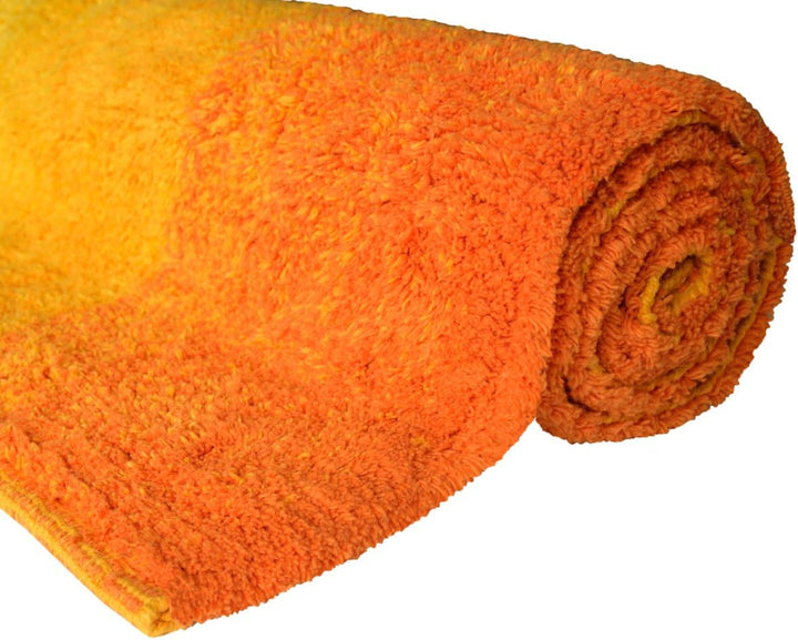 Dyckhoff Badteppich Colori, Gelb, 70 x 120 cm, 100% Bio Baumwolle, GOTS 70 x 120 cm Gelb, 70 x 120 c