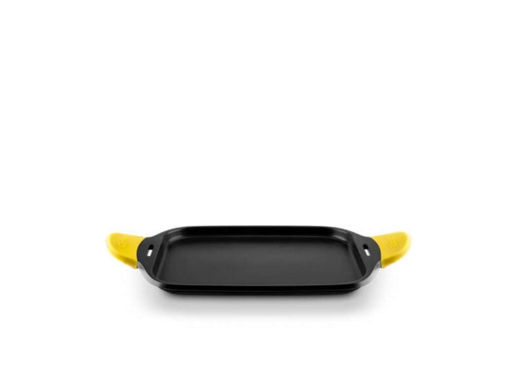 Castey flache Grillpfanne glatt 48.5 x 27.5 x 30 cm, 48.5 x 27.5 x 30 cm