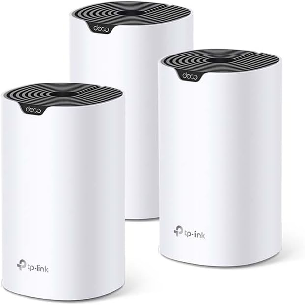 TP-Link WLAN-Mesh AC1200 Deco S4 (3er-Pack) für das ganze Haus, WLAN-Abdeckung 370 m², Ersatz für WL