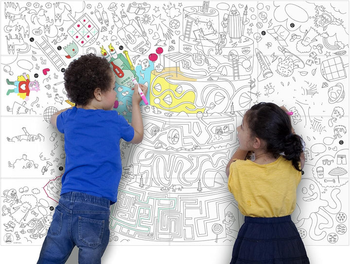 OMY Design and Play Poster zum Ausmalen, sehr gross