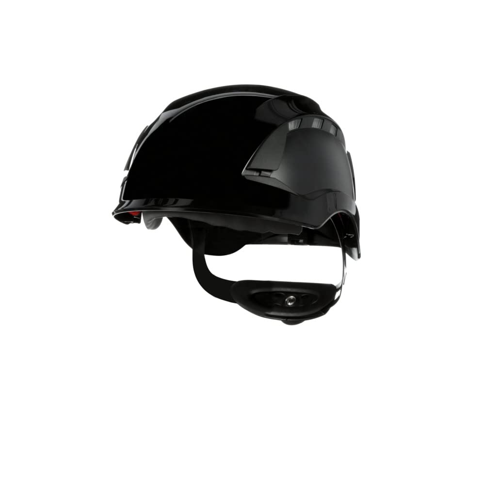 3M SecureFit Schutzhelm, X5512V-CE, schwarz, belüftet, CE Schwarz Belüftet, Schwarz Belüftet