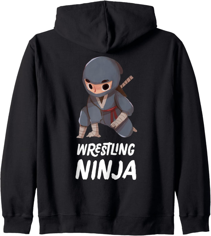 Wrestling Ninja Junge Lustiger Kampfsport Kapuzenjacke