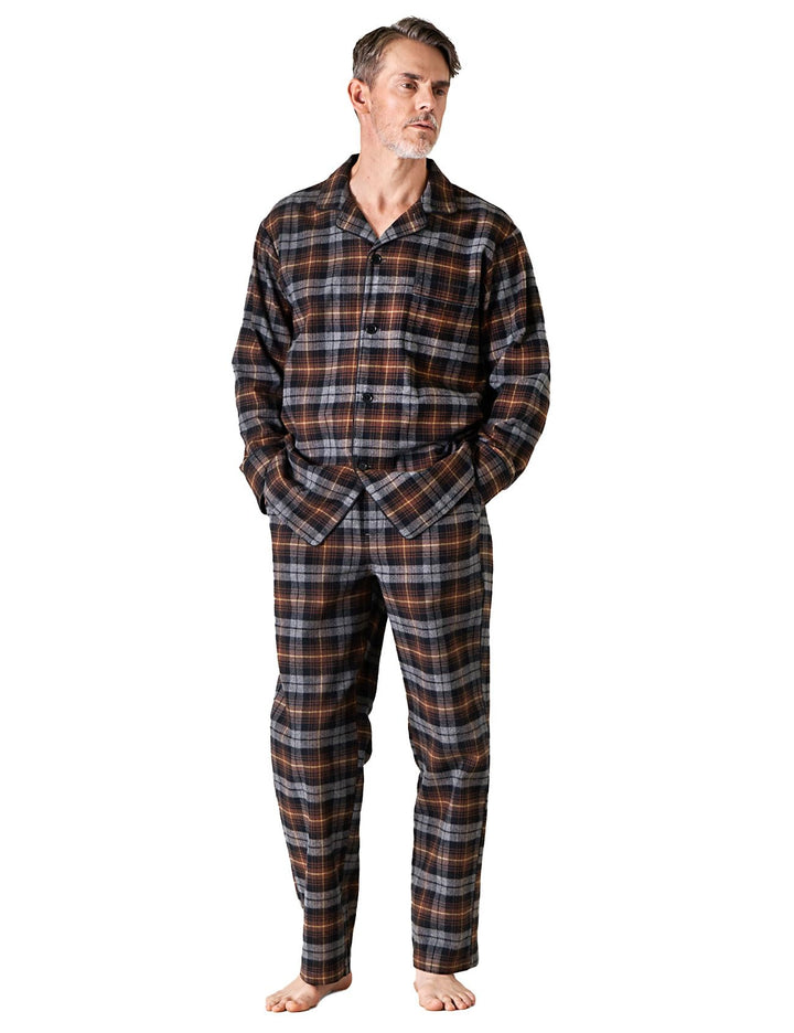 LAPASA Herren Pyjama-Set Schlafanzugset (Extra Warm Flecce Set M129, Wärmer Flanell Set M95, Warm Fl