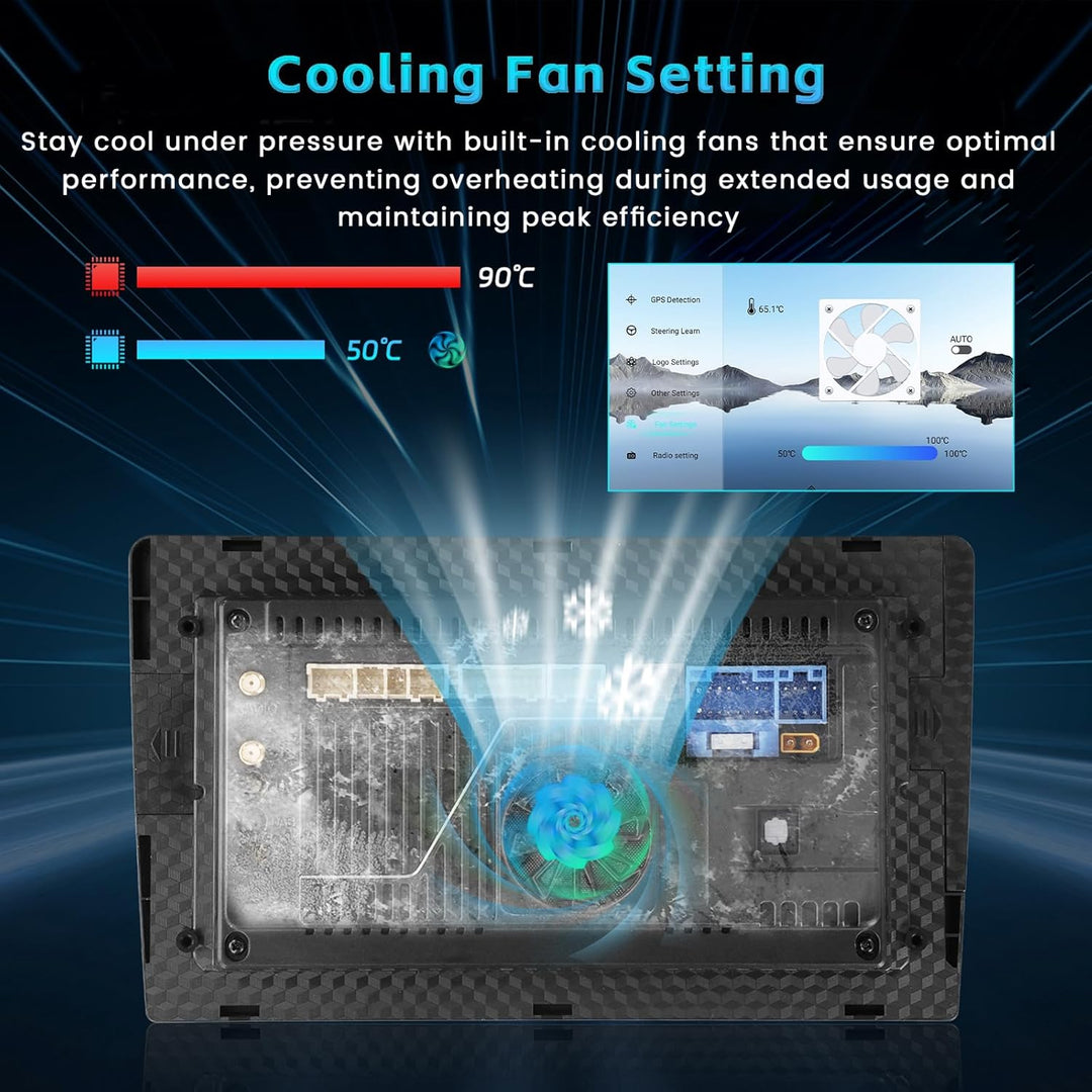 Inefala Autoradio für Peugeot 107/Toyota Aygo/Citroen C1 2004-2014, 8-Kern 4+64GB Android 15 Qualcom