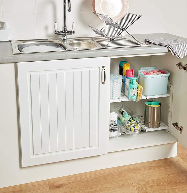 Addis Stauraum unter der Spüle zur Organisation, Weiss 1 Packung, 1 Packung