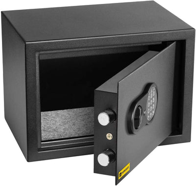 Homesafe HV25E Tresor Safe mit Schlüssel Elektronischem Möbeltresor, Dokumententresor, Elektronische