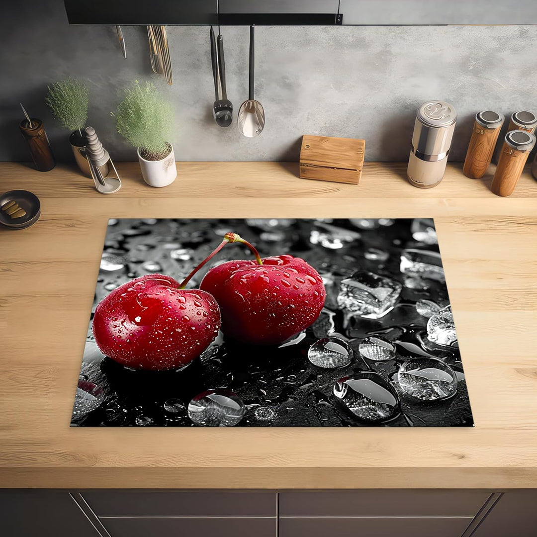 Herdabdeckplatte 70x52 cm Einteilig Herdabdeckung Abdeckplatte für Ceranfeld Abdeckung Induktionskoc