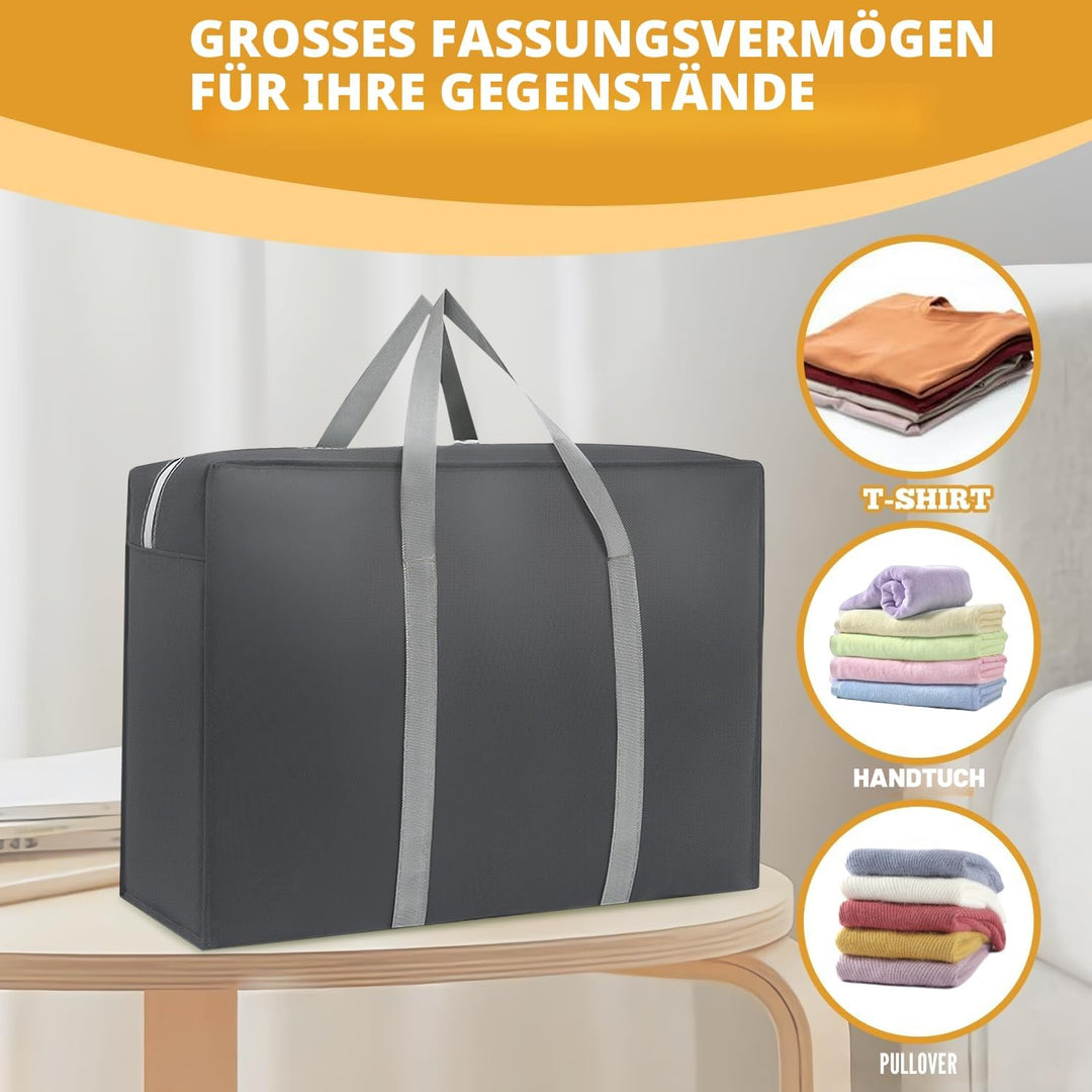 2er-Pack Aufbewahrungstasche für Bettdecken: LEKEFET Bettwäsche Tasche Aufbewahrung Bettzeug, Gross