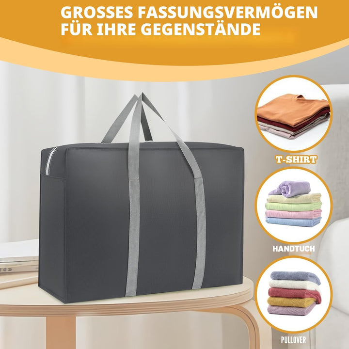 2er-Pack Aufbewahrungstasche für Bettdecken: LEKEFET Bettwäsche Tasche Aufbewahrung Bettzeug, Gross