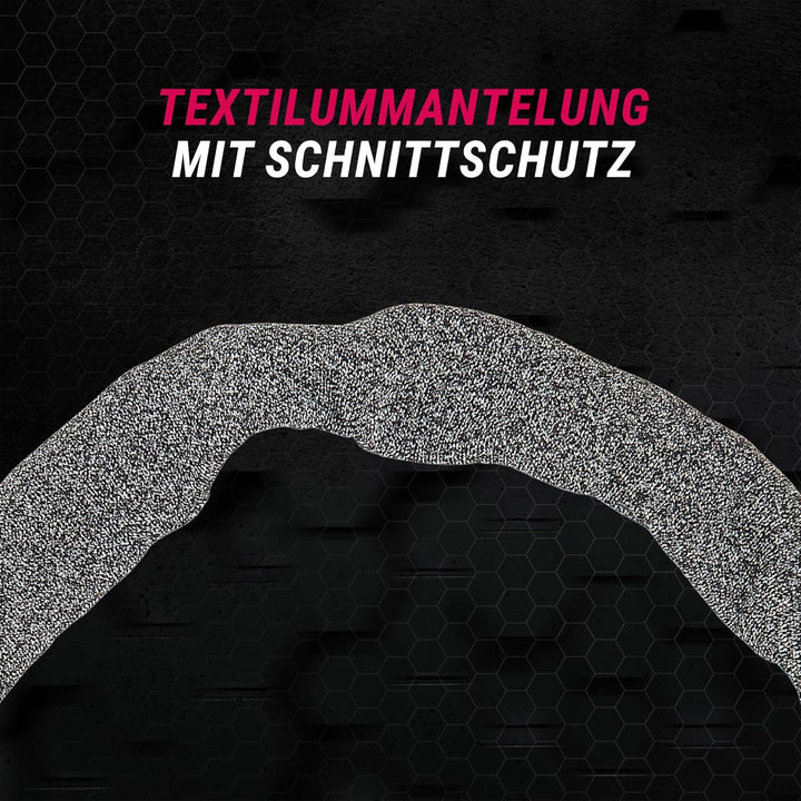 Prophete Kettenschloss mit Fingerabdrucksensor & 3-Zahlen-Kombination – Sicherer Diebstahlschutz, Te