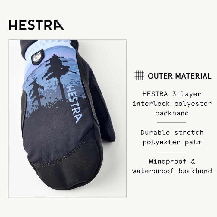Hestra XC Primaloft Handschuh für Damen Navy Print 7, Navy Print 7