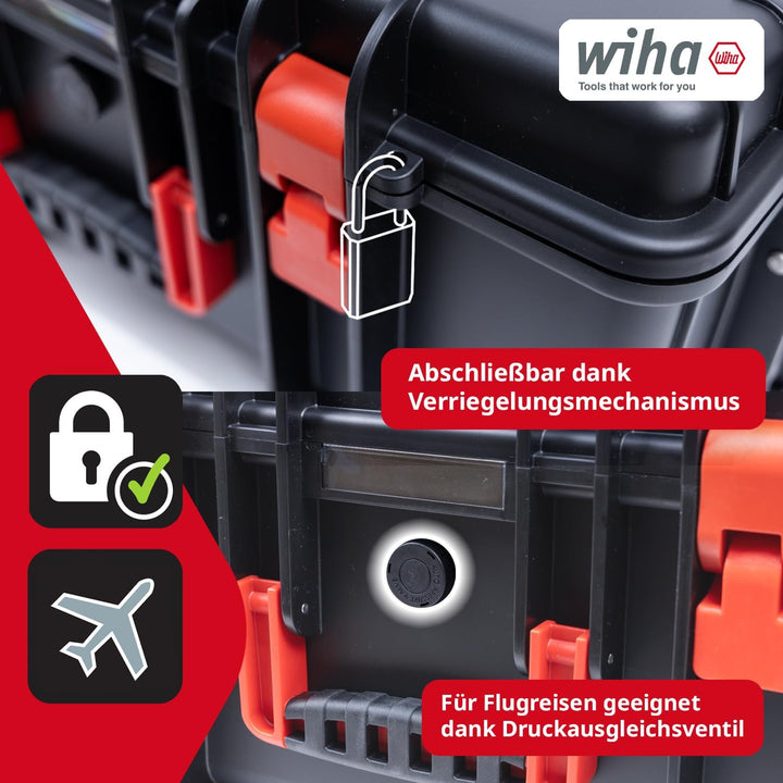 Wiha Werkzeug Set Elektriker Competence XXL II (42069), gemischt 115-tlg. in Koffer