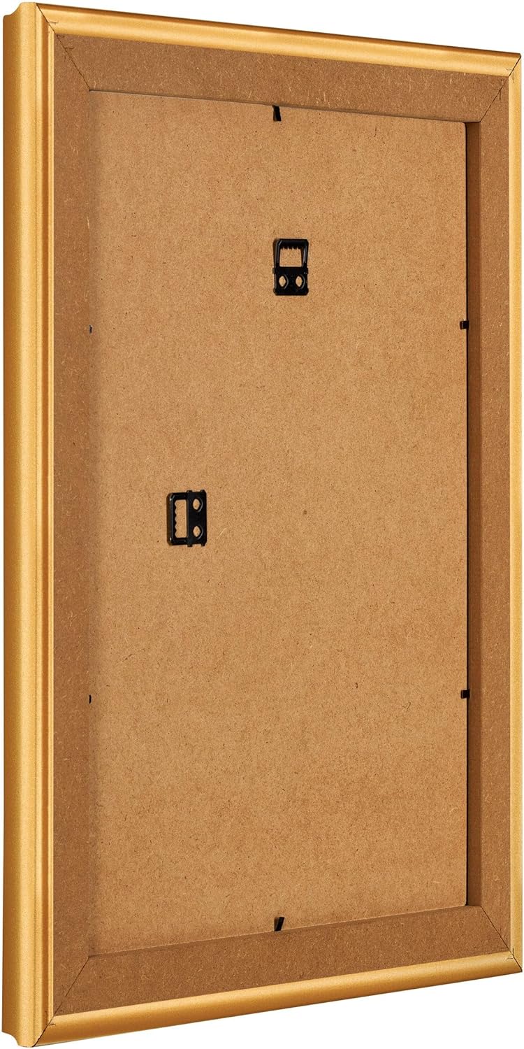 yd. Your Decoration - Bilderrahmen 75x100 cm - Gold Matt - Bilderrahmen aus MDF mit Acrylglas - Anti