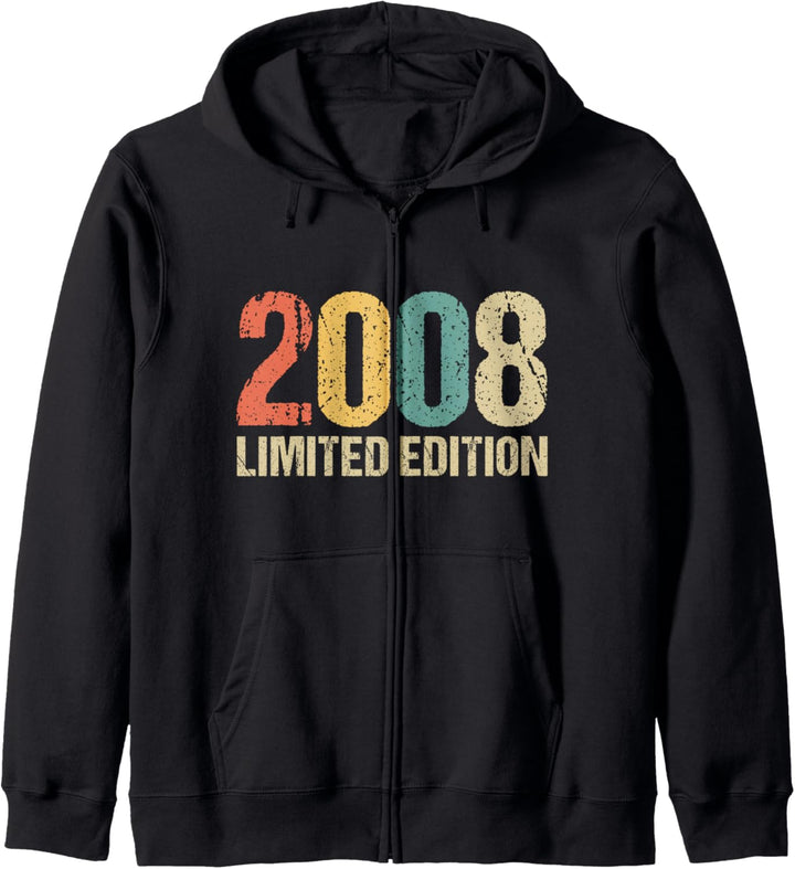 16. Geburtstag Junge Mädchen 16 Jahre 2008 Lustig Geschenk Kapuzenjacke