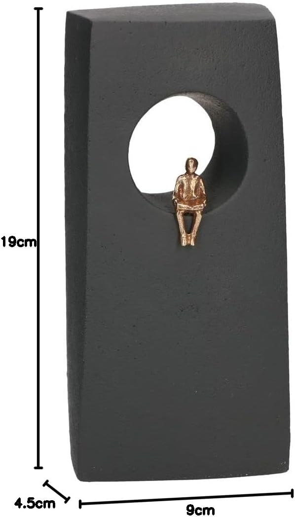Butzon & Bercker Bronzefigur Zeit zu Leben 19 cm Stark Kerstin Steinguss Bronze