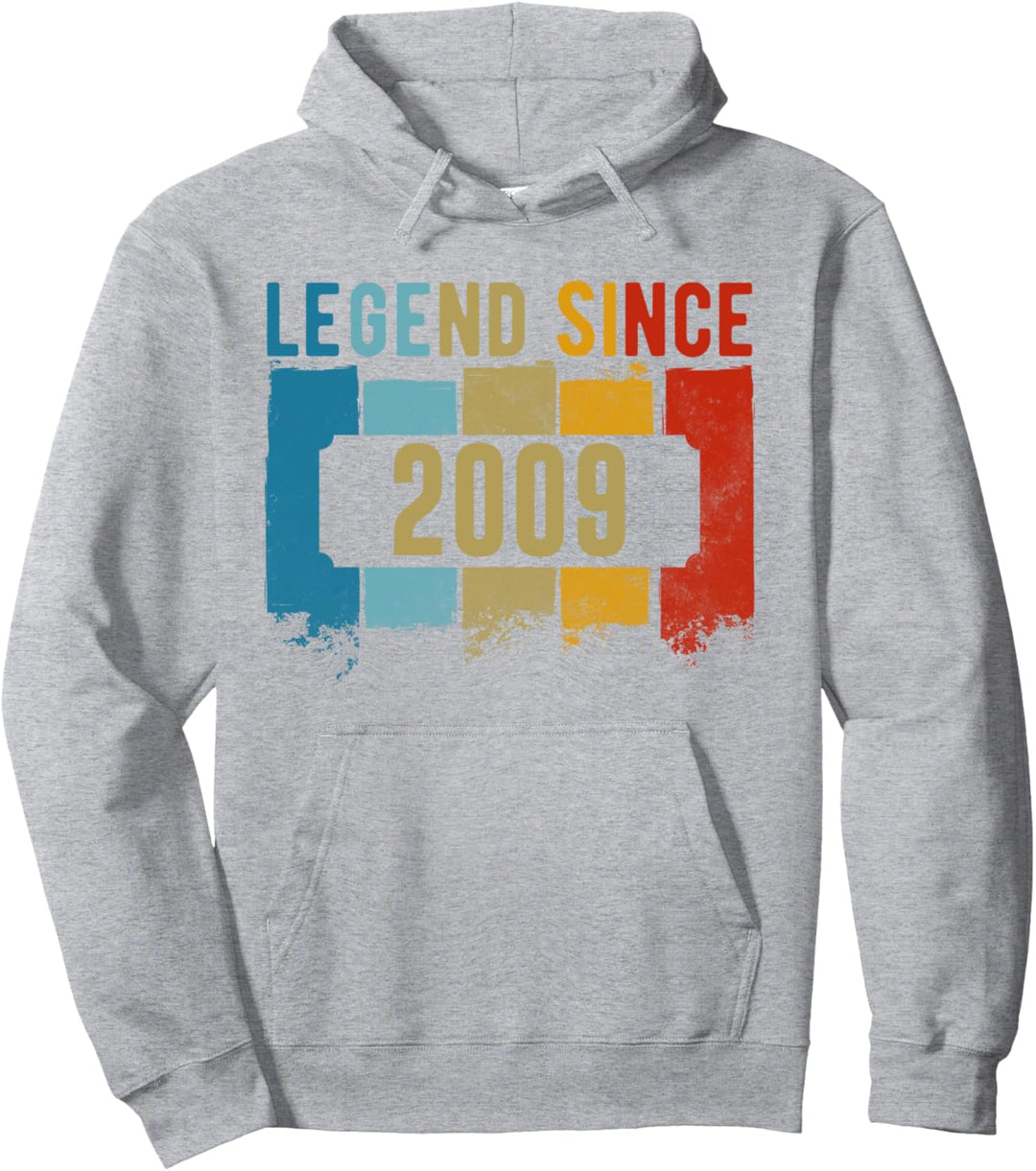 Legende seit 2009 Geburtstag Pullover Hoodie