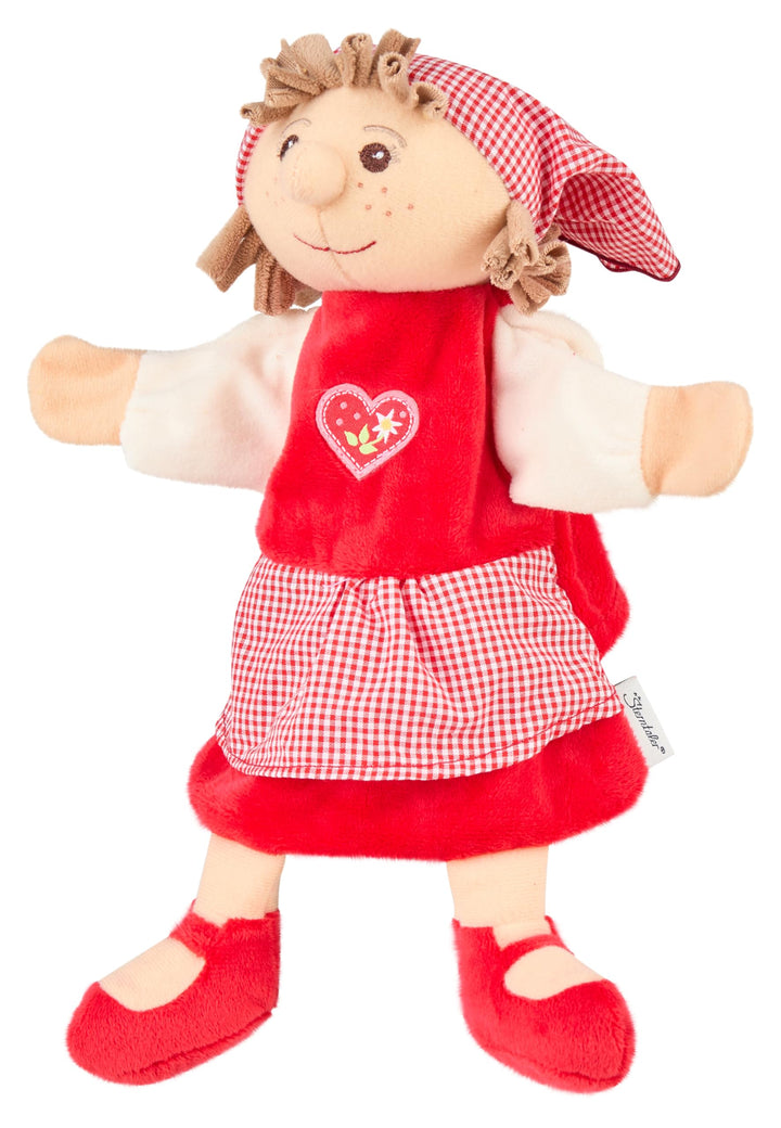 Sterntaler 3601817 Handpuppe Gretel, 28 x 27 x 9 cm, Rot, Gretel