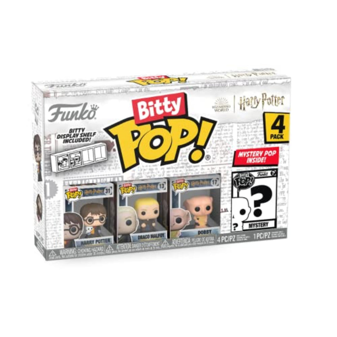 Funko Bitty Pop! Harry Potter - Harry Potter™, Draco Malfoy™, Dobby™ und eine Überraschungs-Mini-Fig