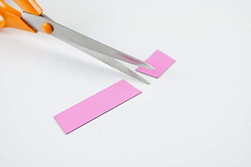 25 Magnet-Etiketten, Farbe Hellviolett, Länge 10 cm – Breite 4 cm. Hellviolett Longueur 10cm - Large