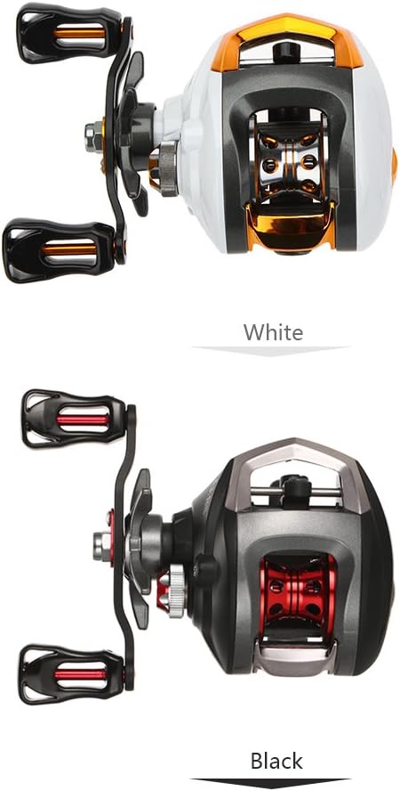 Lixada Baitcasting Angelrolle Baitcaster Rolle mit Magnetischem Bremssystem und Korrosionsbeständige