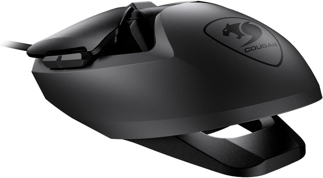COUGAR Gaming | Gaming-Maus | Airblader schwarz – 6 programmierbare Tasten – Mechanische Mikroschalt