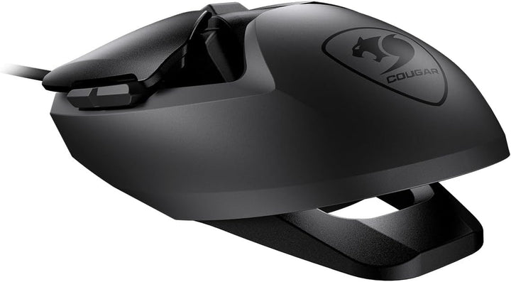 COUGAR Gaming | Gaming-Maus | Airblader schwarz – 6 programmierbare Tasten – Mechanische Mikroschalt