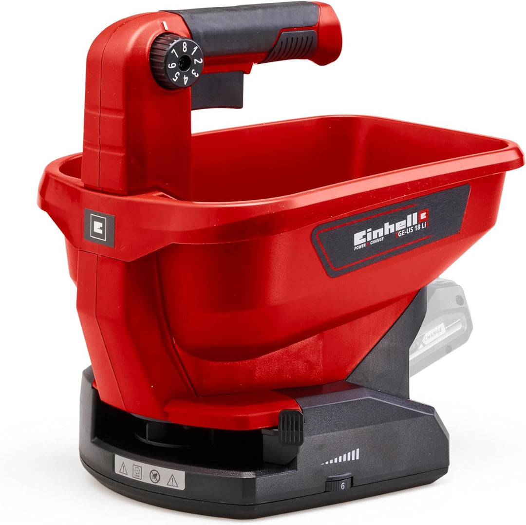 Einhell Universal Streuer GE-US 18 Li-Solo Power X-Change (Lithium-Ionen, 3,3 l, 6-stufige Drehzahlr