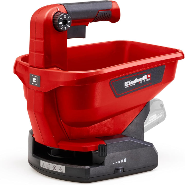Einhell Universal Streuer GE-US 18 Li-Solo Power X-Change (Lithium-Ionen, 3,3 l, 6-stufige Drehzahlr