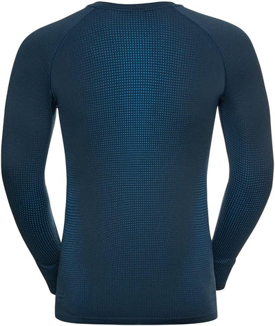 Odlo Herren Performance Warm Eco_196192 Funktionsunterwäsche Langarm Shirt (1er Pack) XL Blue Wing T