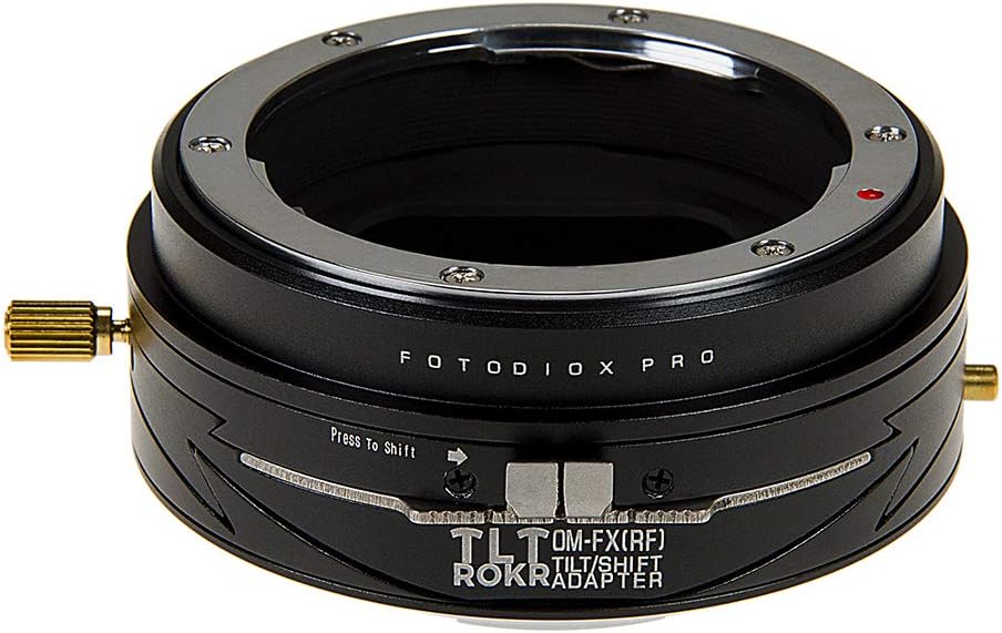 Fotodiox Pro TLT ROKR Tilt/Shift Lens Adapter Compatible with Olympus OM 35mm Film Lenses on Fujifil