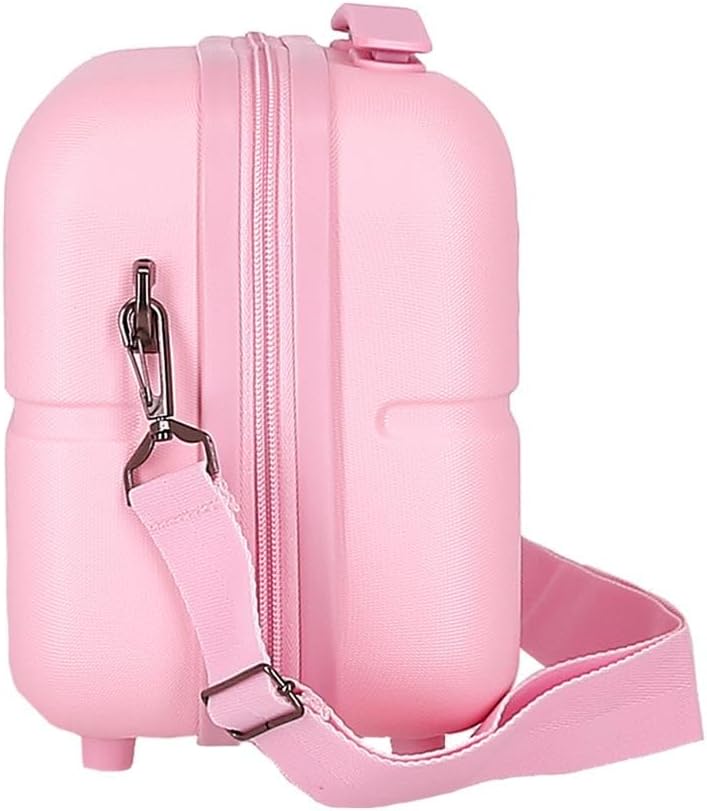 Pepe Jeans Highlight Kulturbeutel, anpassbar, mit Umhängetasche, Rosa, 29 x 21 x 15 cm, Harter ABS-K