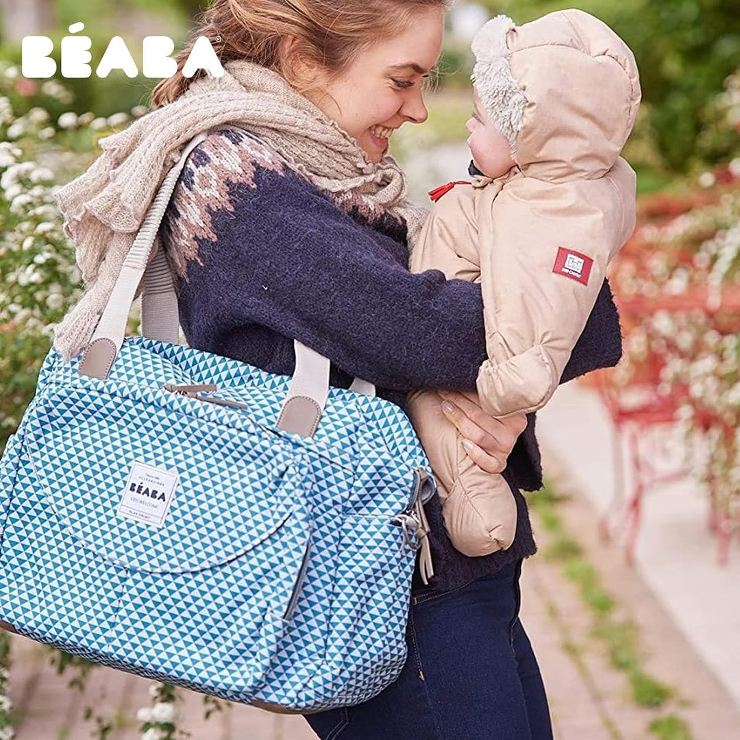 Béaba – Wickeltasche Genève II – Modulierbar, vielfältige Staumöglichkeiten – Vordertasche, Wickelun