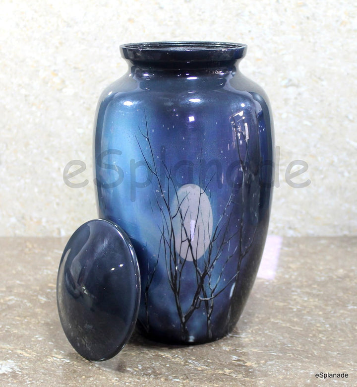 eSplanade Urne Memorial Container Jar Pot | Cremation Urns | Full Grösse Standard Urns | Metall Urns