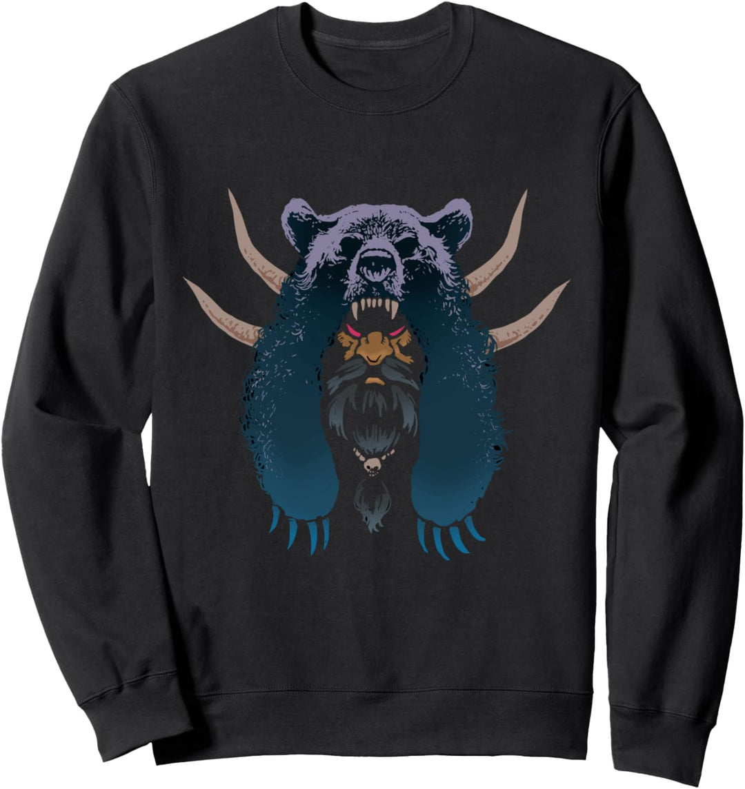 Wikinger Bärenmaske Odin Vikings Sweatshirt