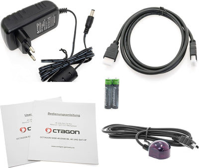 OCTAGON SX88 WL V2 (Version 2) 4K UHD S2+IP 1xDVB-S2 E2 Linux Smart TV Sat Receiver, Multiboot SW: D